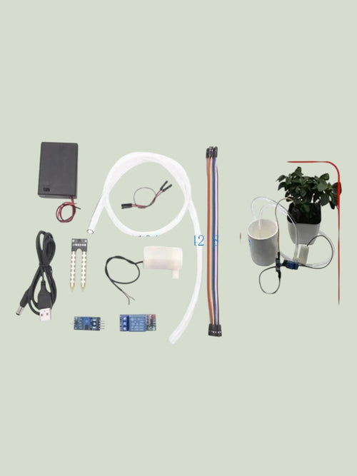 Automatic drip irrigation watering system for houseplants