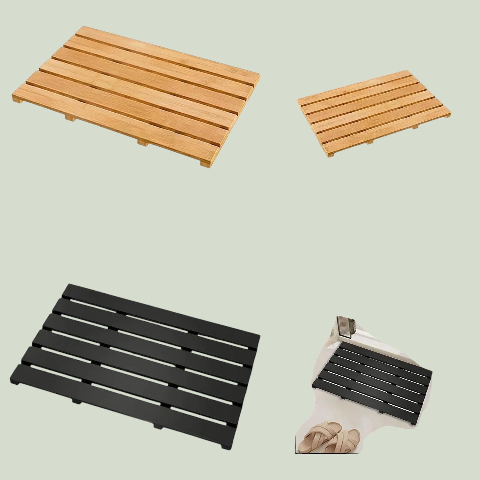 Bamboo Bath Mat