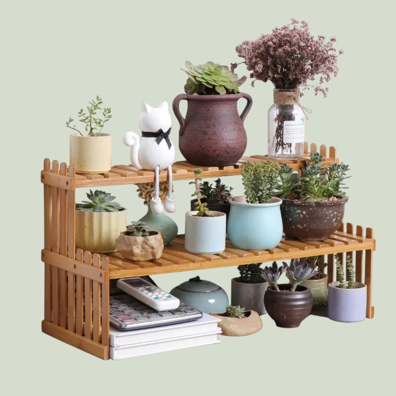 Bamboo Flower Stand