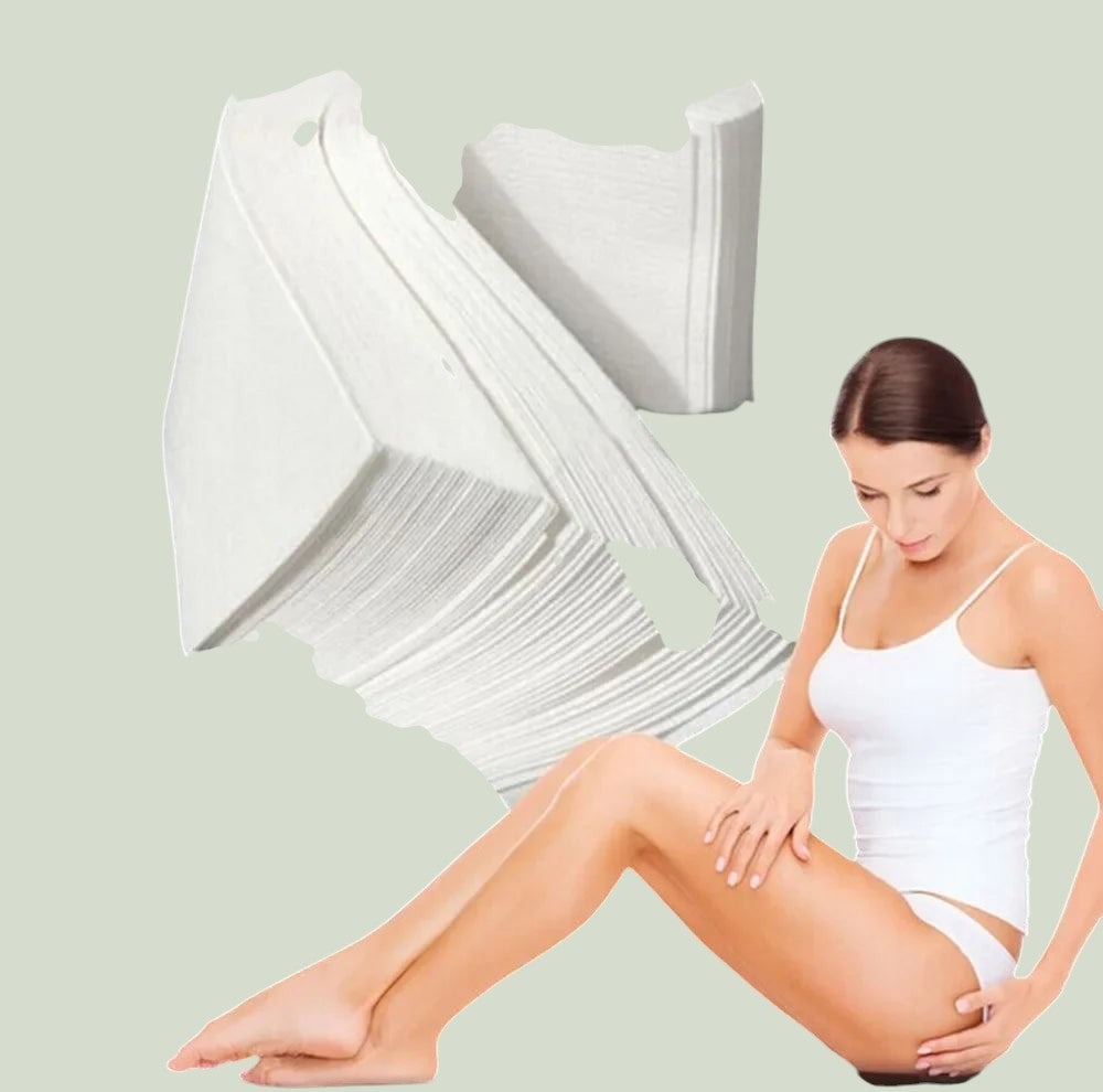 Pack of 100 beeswax hair removal strips