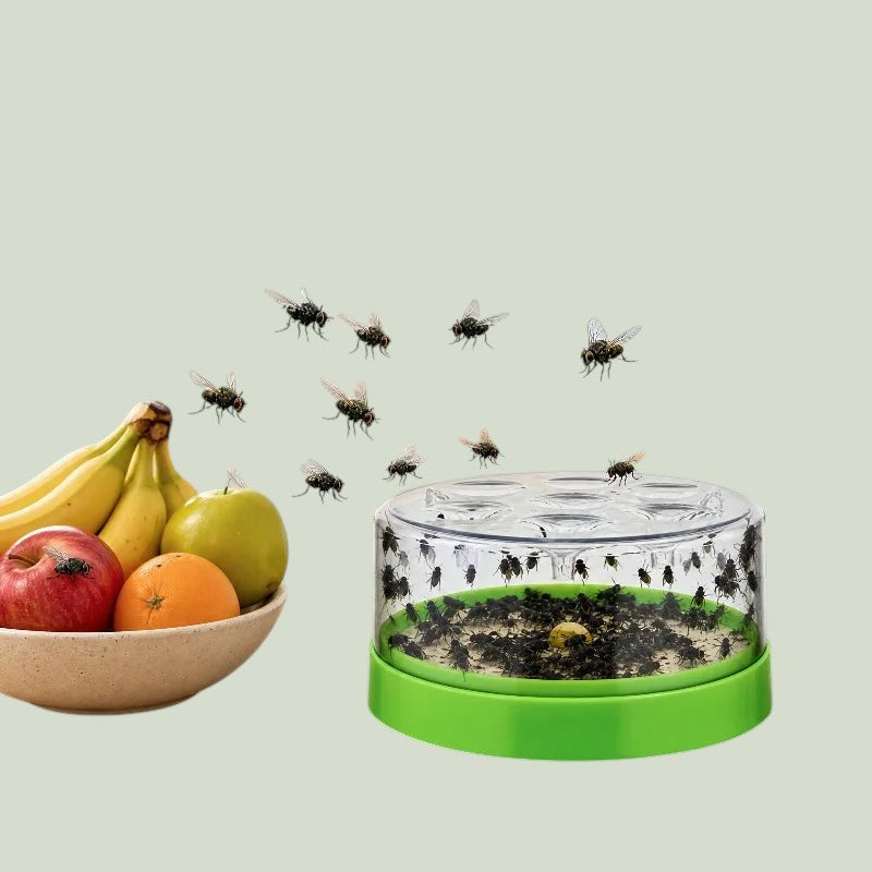 Reusable fly trap insect catcher