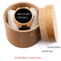Watches bamboo Case Watches Case Wooden Gifts Boxes Jewelry Boxes  Round Wooden Gifts Box