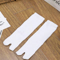 Bamboo Japanese Men And Women Summer Fiber Two Finger Socks Black Kimono Flip Flop Sandal Split Ninjia White Tabi Toe Socks