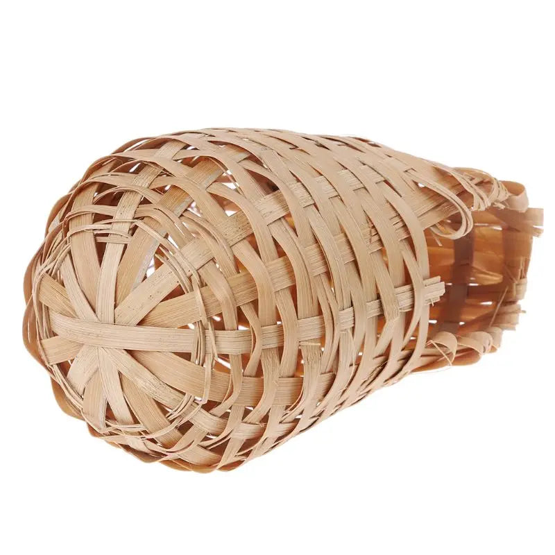 Hand Made Natural Bamboo Bird Nest Bird House Parrot Finch Hideout Cage Toy Outdoor Hut Shelter Birds Supplies