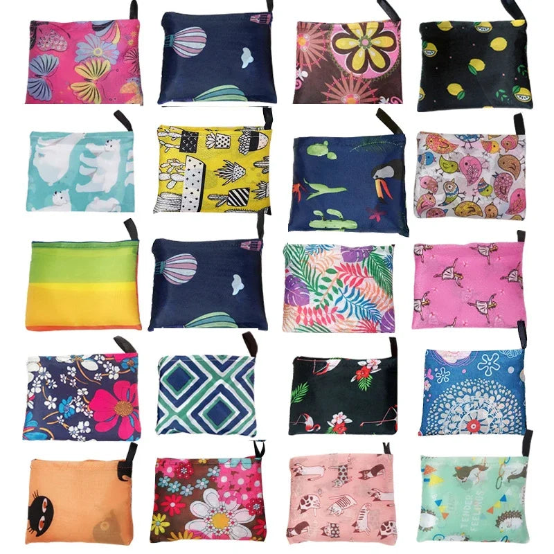 Foldable Reusable Grocery Tote Bag