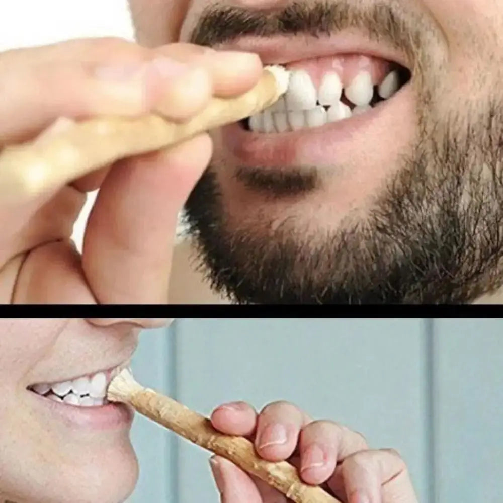 Eco Friendly No Toothpaste Needed Miswak Toothbrush Soft Bristles Traditional Miswak Sticks for Teeth Chewing Sticks Oral Care