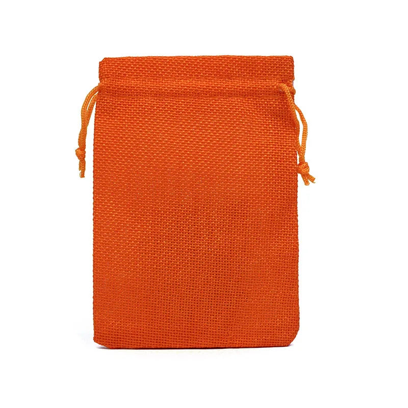 10pcs/lotNatural Hemp Bag Drawstring Hemp Gift Bag Wedding Birthday Party Valentine's Day Gift Storage Children's Candy Gift Bag