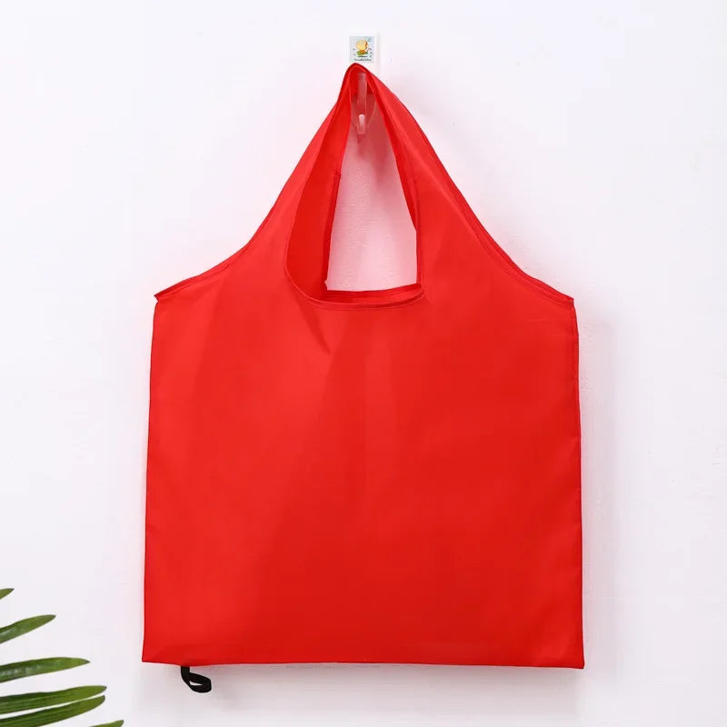 Reusable Foldable Shopping Bag Totes Eco Friendly Shopper Portable Large Capacity Shoulder Handbags Grocery Bags Folding