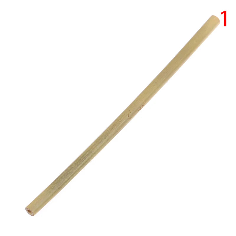Bamboo Drinking Straws Eco-Friendly Party Kitchen With Clean Brush