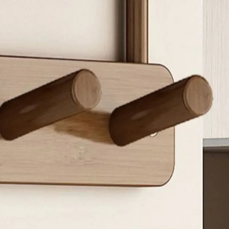 Wall Bamboo Clothes Hanger Simple Creative Luxury Organizer Coat Racks Storage Bedroom Coat Rack Living Room Shelf Furnitures