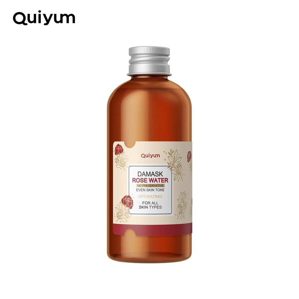 Rose Water For Face Facial Toner Organic Rose Petals Essence Moisturizing Serum Refresh Elastic Shrink Pores Skin Care