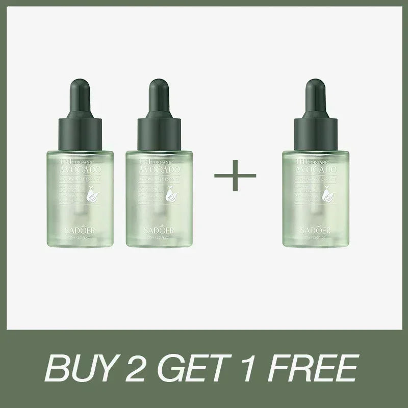Avocado Face Essence Organic Shea Butter Moisturizing Anti-Aging Repairing Nourish Smooth Facial Serum Skin Care