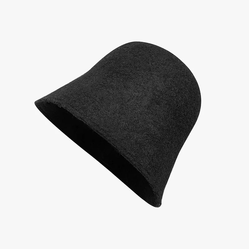 Seamless 100% Australian Wool Colored Cooling Sauna Hat Elegant Sustainable Shower Cap Green for Men and Women