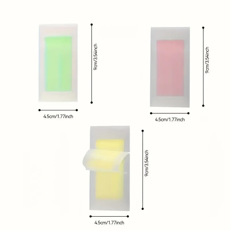 10pcs Disposable Hair Removal Wax Paper，Portable Cropped Facial Lip Hair Eyebrow Beard Beeswax Depilatory Paper