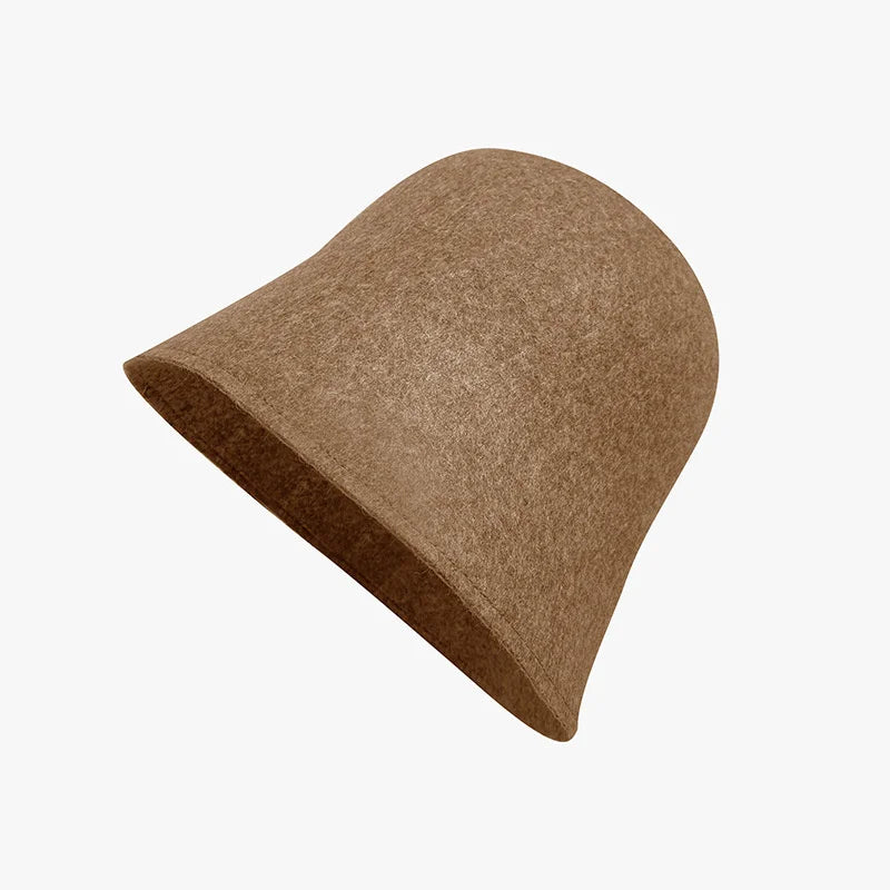 Seamless 100% Australian Wool Colored Cooling Sauna Hat Elegant Sustainable Shower Cap Green for Men and Women