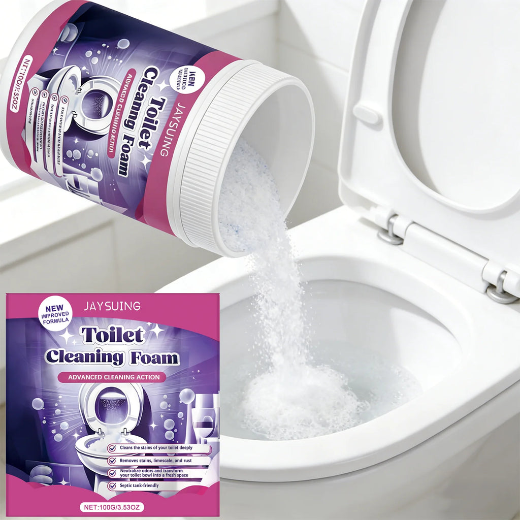 Eco Friendly Toilet Cleaning Powder Natural Mineral Based Bowl Cleaner for Stains & Odor Gentle on Septic Tank & Porcelain