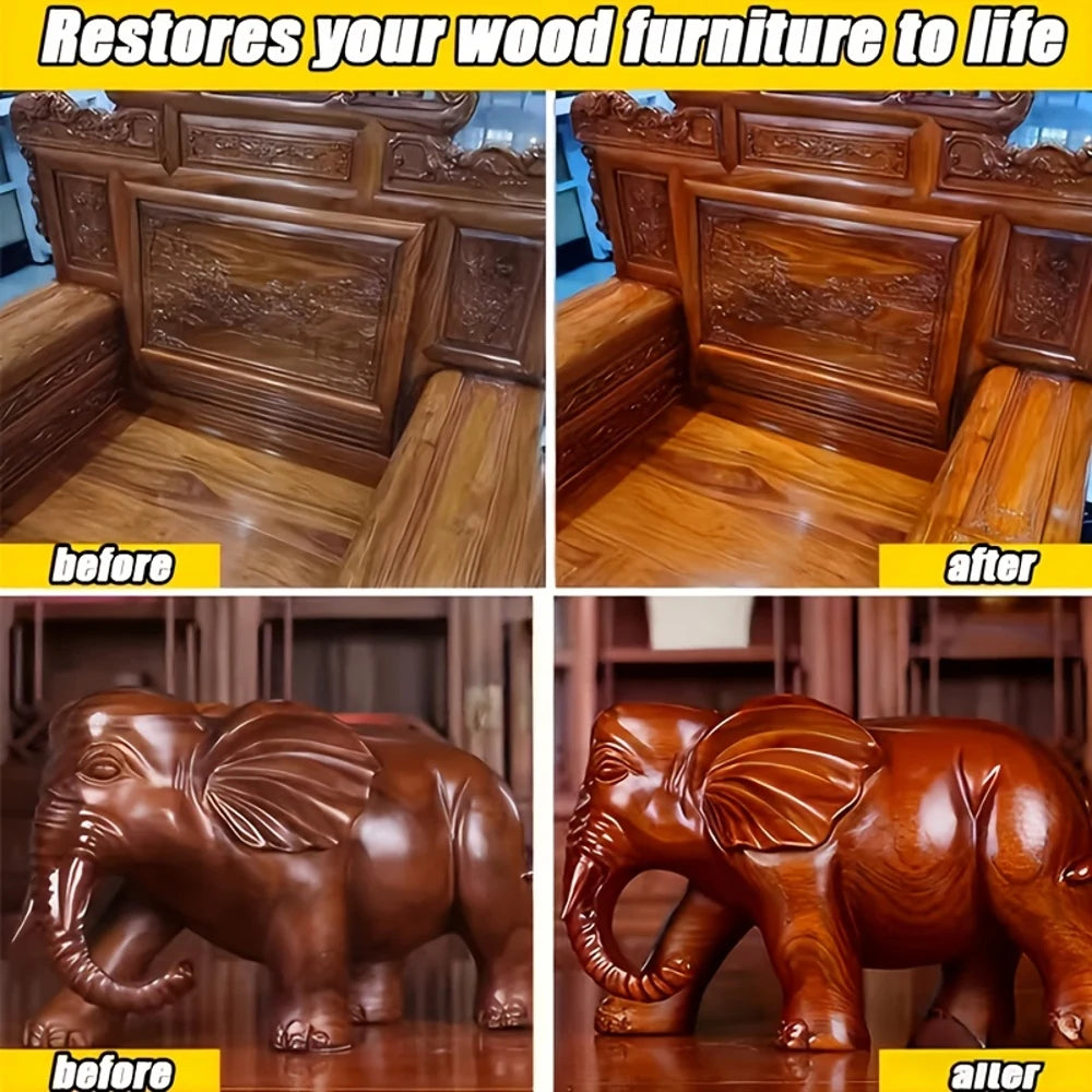 Premium Beeswax Wood Polish - Furniture & Floor Polish Ideal for polishing rosewood furniture and floors, this natural beeswax f