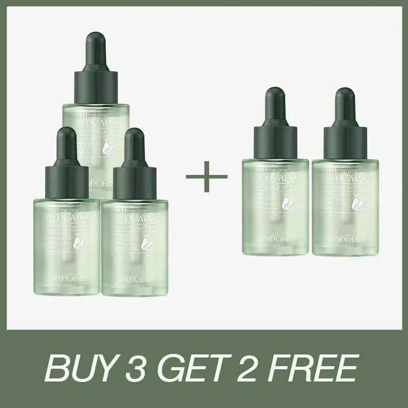 Avocado Face Essence Organic Shea Butter Moisturizing Anti-Aging Repairing Nourish Smooth Facial Serum Skin Care