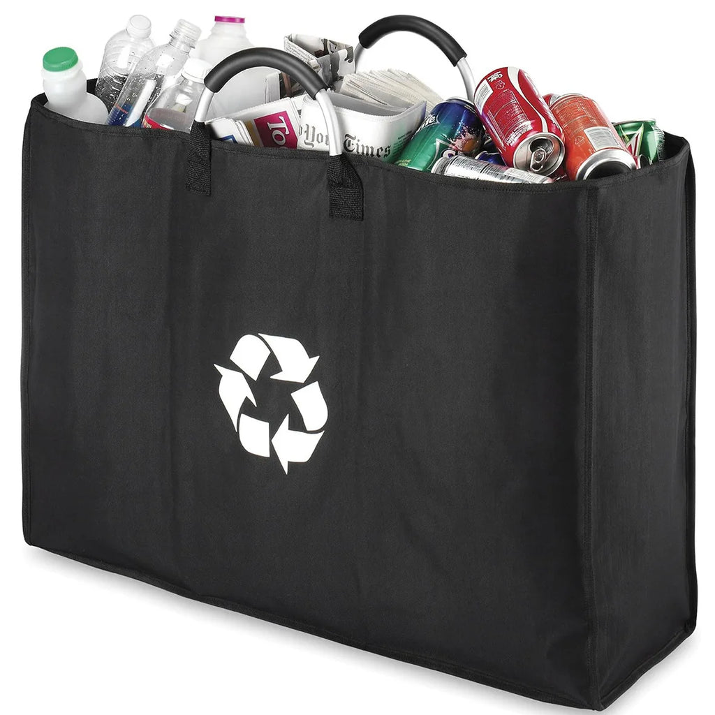 Recycled Bottle 3-Grid Storage Laundry Hamper • Detachable Organizer Basket • Home Recycling Storage Bin