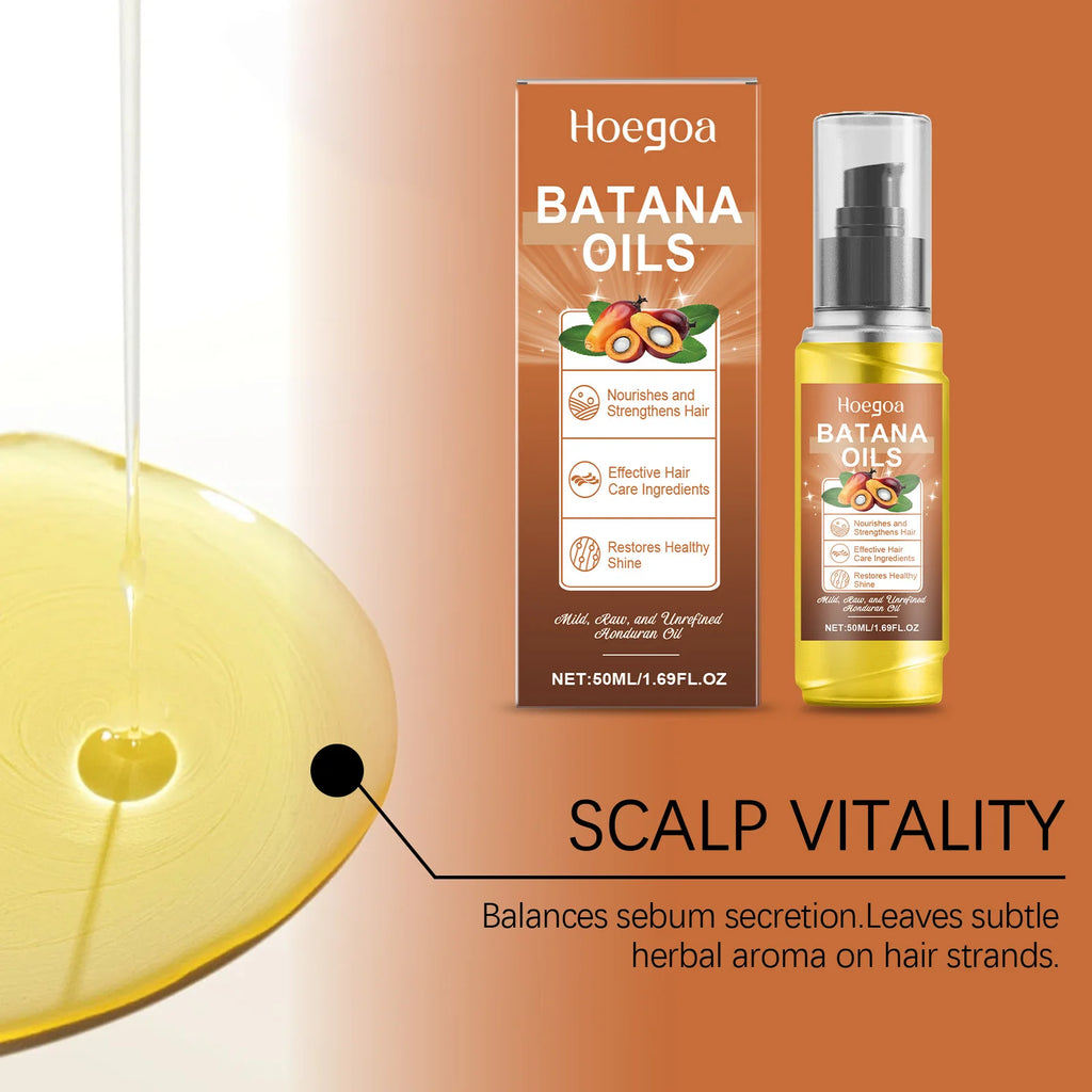Organic Batana Oil Soothe Scalp Nourish Strengthen Hair Roots Prevent Hair Loss Improve Dry Damaged Hair Scalp Care Oil