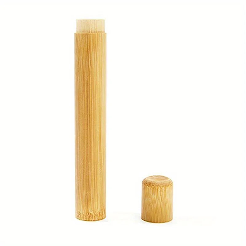 1Pc Bamboo Case Toothbrush Bamboo Tube for Adult Toothbrush Case Hand Made Tooth Brushes Accessories