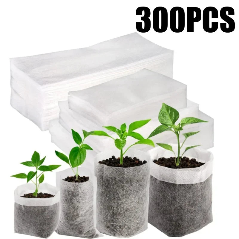 Eco-Friendly Fabric Seedling Bags Degradable Non-Woven Plant Pots for Gardening Breathable Nursery Containers for Vegetables