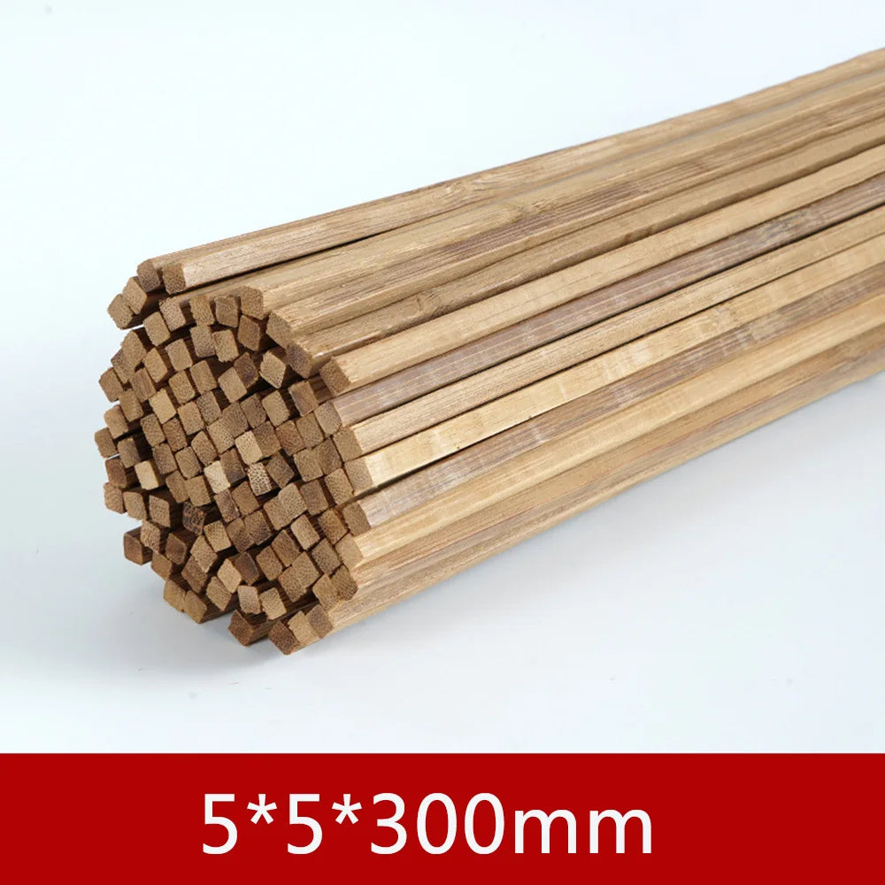 10PCS-100PCS/Lot Bamboo Wood DIY Building Model Material Handmade Craft Furniture Lantern Making Ornaments