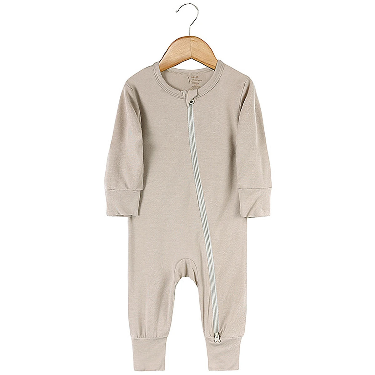Bamboo Baby Pajama Newborn Boys Girls Zipper Jumpsuit Toddler Solid 3 to 6 12 18 Months  Footed Pijamas Birthday Gift Pyjamas