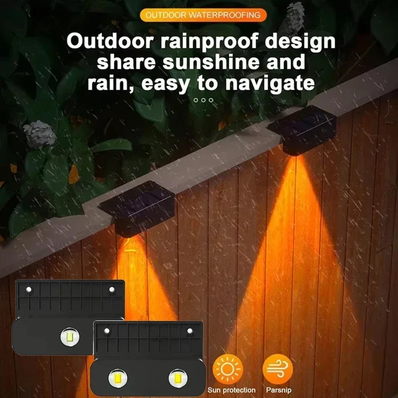 Solar Wall Lights Set