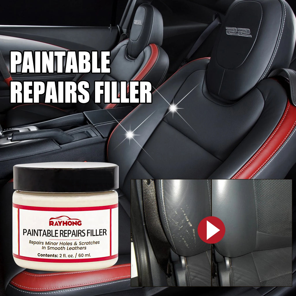 Eco-Friendly Leather Filler–Fine Filling Without Traces,Restores Leather's Smooth Texture,Suitable for Sofas,Car Seats & More