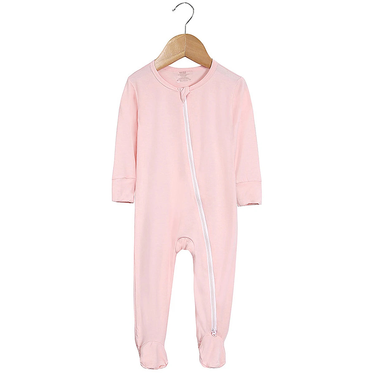 Bamboo Baby Pajama Newborn Boys Girls Zipper Jumpsuit Toddler Solid 3 to 6 12 18 Months  Footed Pijamas Birthday Gift Pyjamas