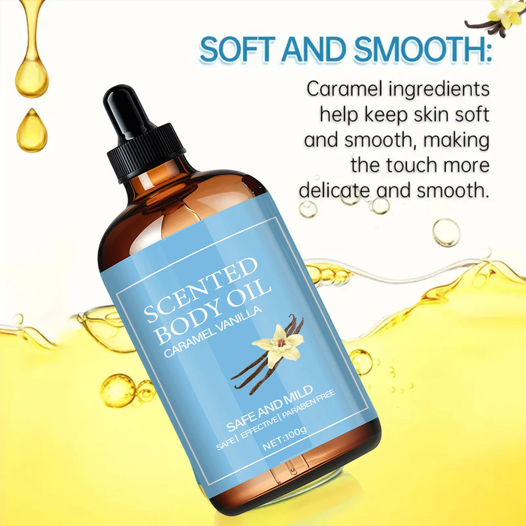 Fragrant Body Oil, Deeply Nourishing with Coconut Oil, Ascorbic Acid Strengthens the Skin Barrier, and the Formula Is Made with Pure Plant Ingredients, Specifically Designed to Improve Dryness and Peeling