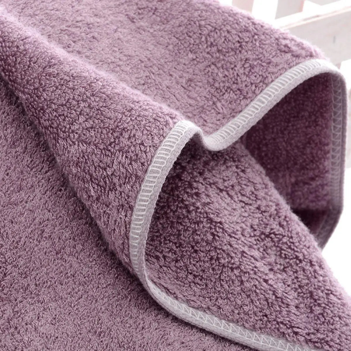 1 Pcs Luxury Bamboo Cotton Towel – Natural, Sustainable, Hypoallergenic, Highly Absorbent, Ultra-Soft