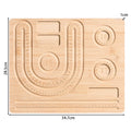 Eco-Friendly Bamboo Bead Board Perfect Tool for Jewelry Making and Beading Projects Bracelet Necklaces Design Beading Mats Trays
