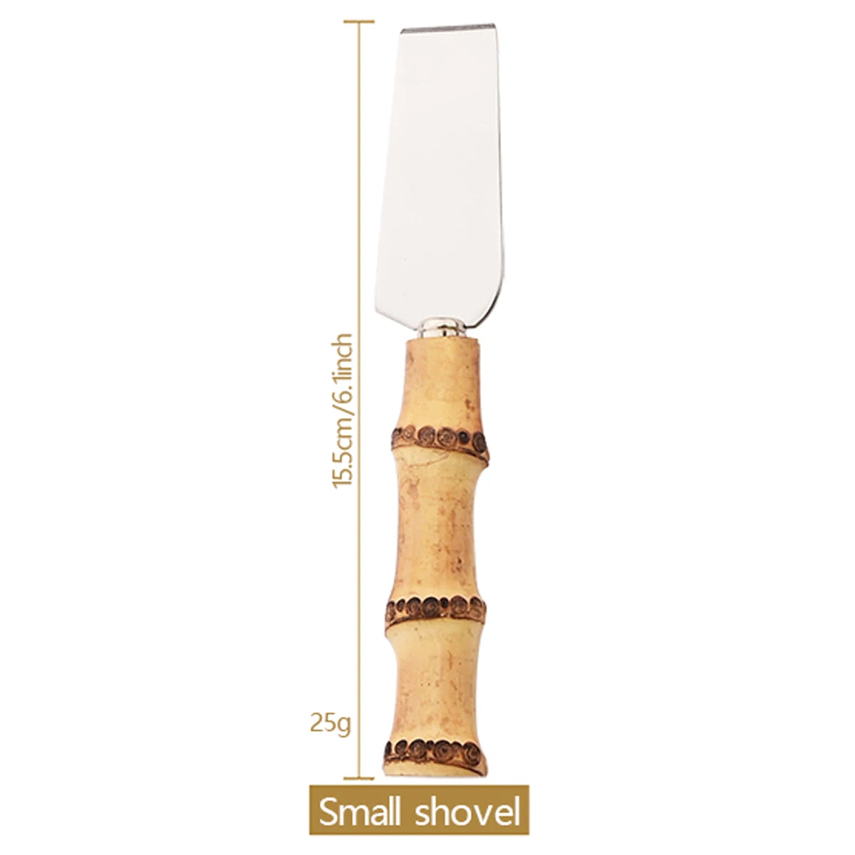 Bamboo Cheese Knives Set Cheese Cutlery Stainless Steel Cheese Slicer Cutter Mini Knife Butter Knife Spatula Fork Kitchen Tools