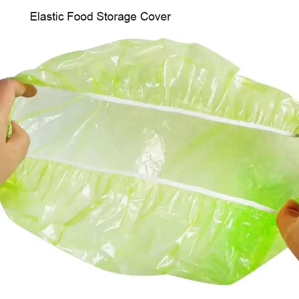 24Pcs Reusable Food Cover Plastic Wrap Elastic Food Lids For Fruit Bowls Cups Caps Storage Kitchen Fresh Keeping Saver Bags N8J9