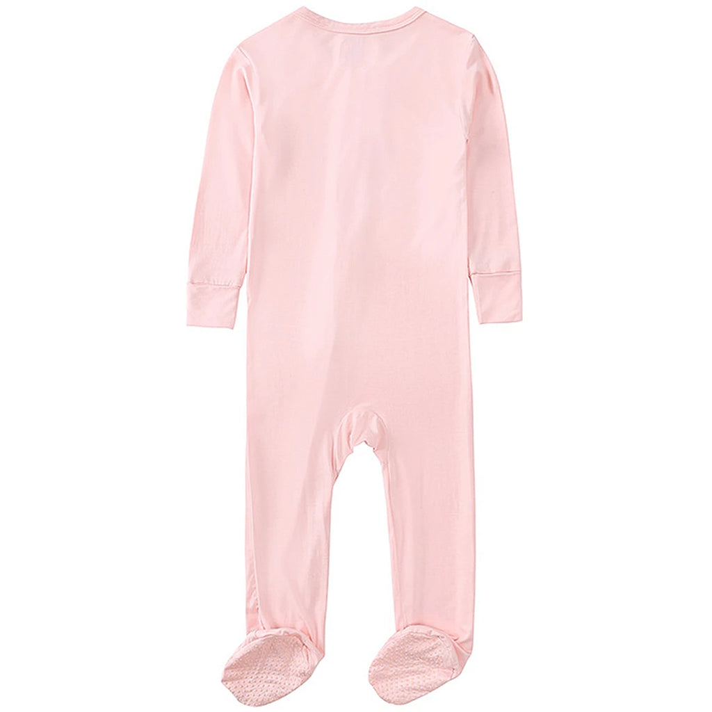 Bamboo Baby Pajama Newborn Boys Girls Zipper Jumpsuit Toddler Solid 3 to 6 12 18 Months  Footed Pijamas Birthday Gift Pyjamas