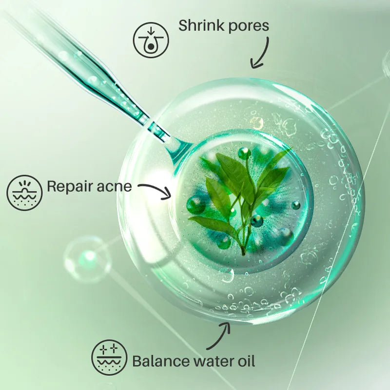 Organic Tea Tree Oil For Skin Face Hair Scalp Acne Treatment  Hair Growth Essential Oils for Diffuser, Aromatherapy Massage 10ml
