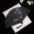 New Bamboo Folding Fan Chinese StyleFan Classical Carving Craft Fans Portable Summer Female Dance Hand Held Fan Gift Home Decor