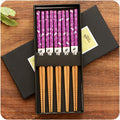 Bamboo Chopsticks Set (5 Pairs)