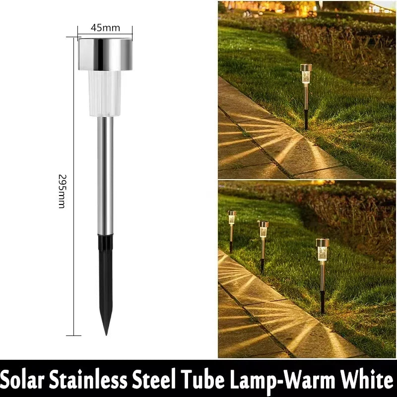 Outdoor Solar Landscape Lawn Lights Garden Lights Waterproof Decoration Lights for  Pathways Patio Yards Lawns Walkways