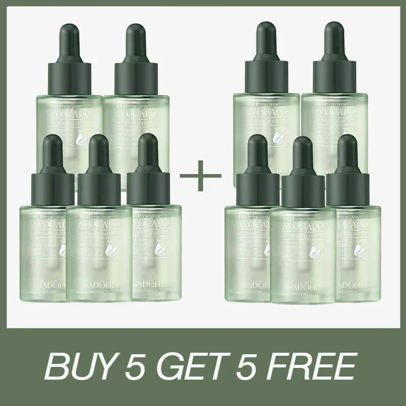 Avocado Face Essence Organic Shea Butter Moisturizing Anti-Aging Repairing Nourish Smooth Facial Serum Skin Care