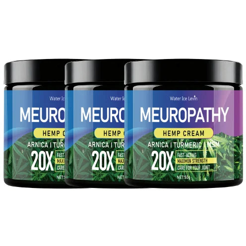 Hemp Cream (Meuropathy Joint Care): 20X Maximum Strength, Arnica/Turmeric/MSM, Fast-Acting, Moisturizes & Protects Skin Daily
