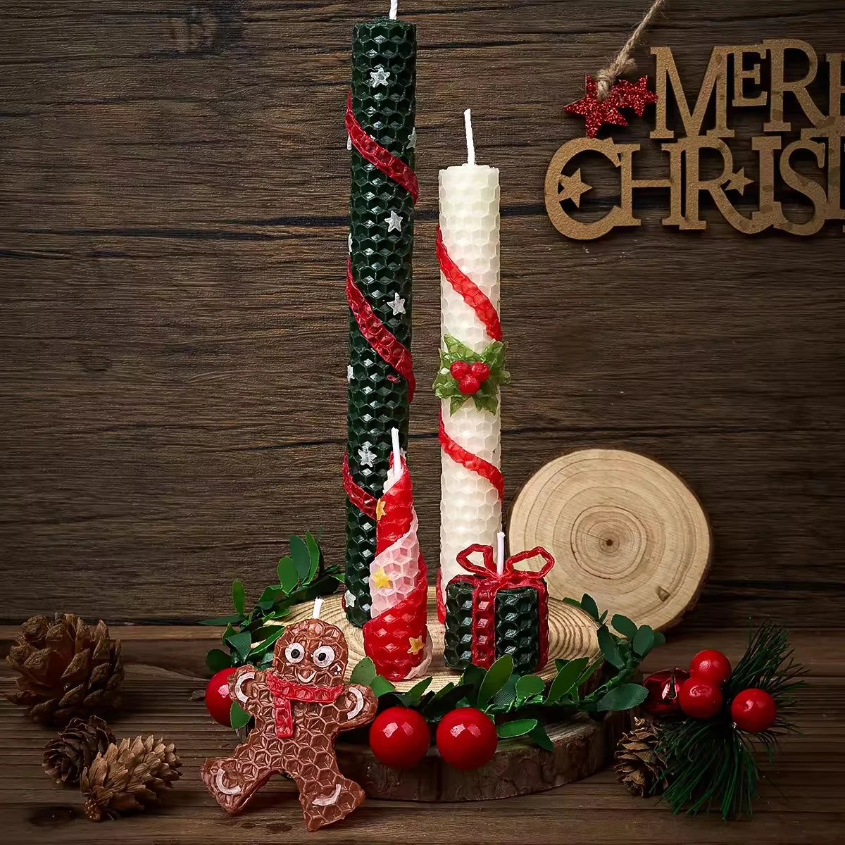 13pcs 20*20cm Color Beeswax Sheet Candle Roll Handmade Smokeless Candle Making Honeycomb Wax Slice Parent-child Activity Materia