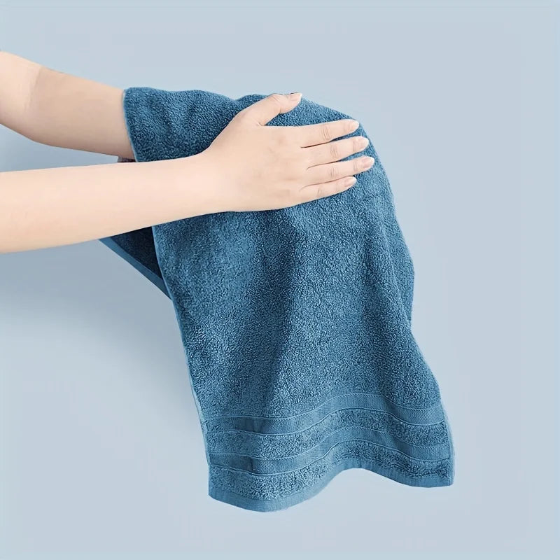 1 Pcs Luxury Bamboo Cotton Towel – Natural, Sustainable, Hypoallergenic, Highly Absorbent, Ultra-Soft