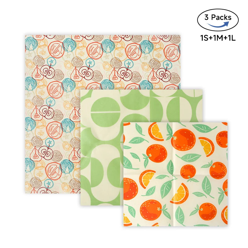 9Pack Reusable Beeswax Wraps