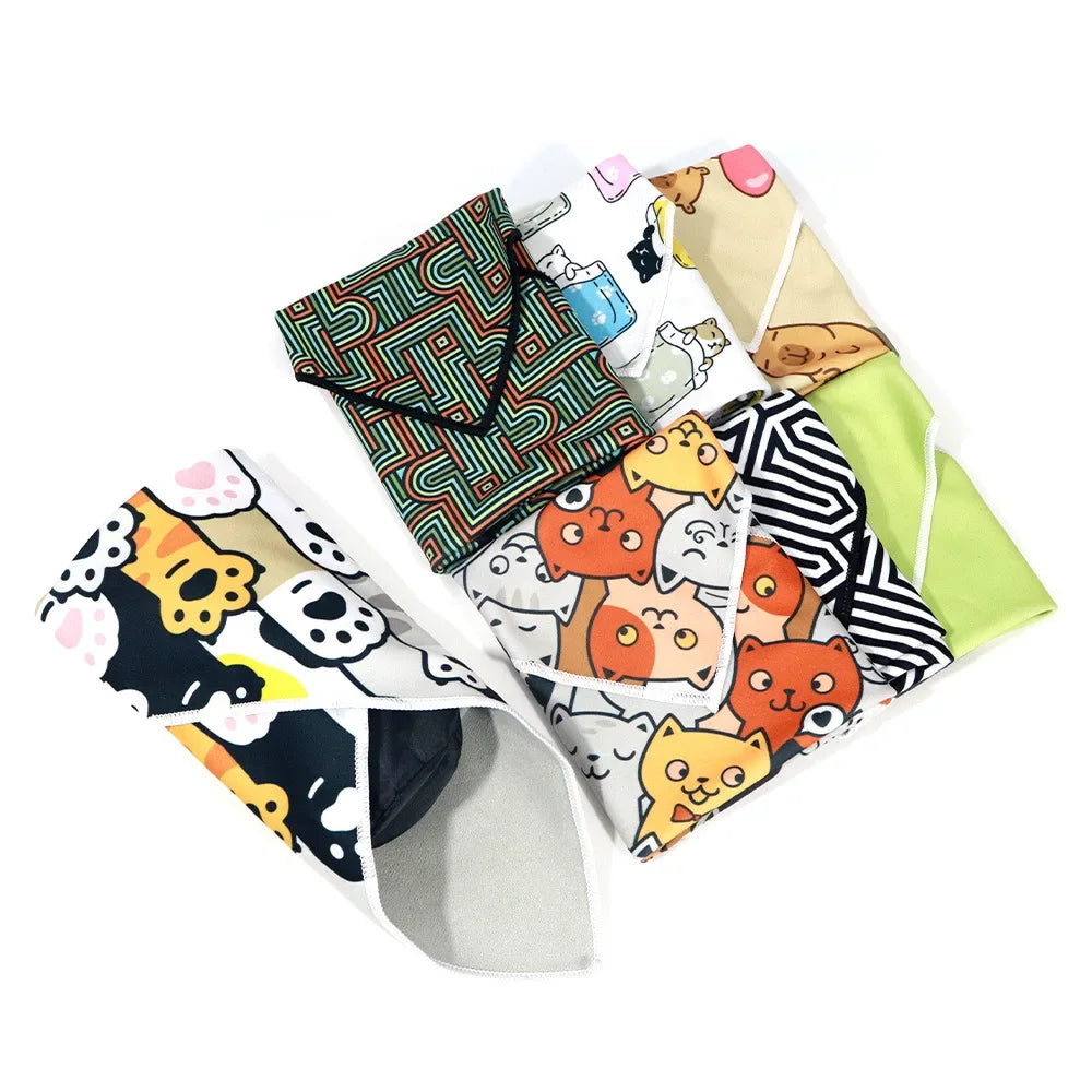 Reusable Folding Trendy Eco Makeup Bag Portable Cosmetic & Camera Organizer Storage Multi-Functional Home DIY Storage Bag