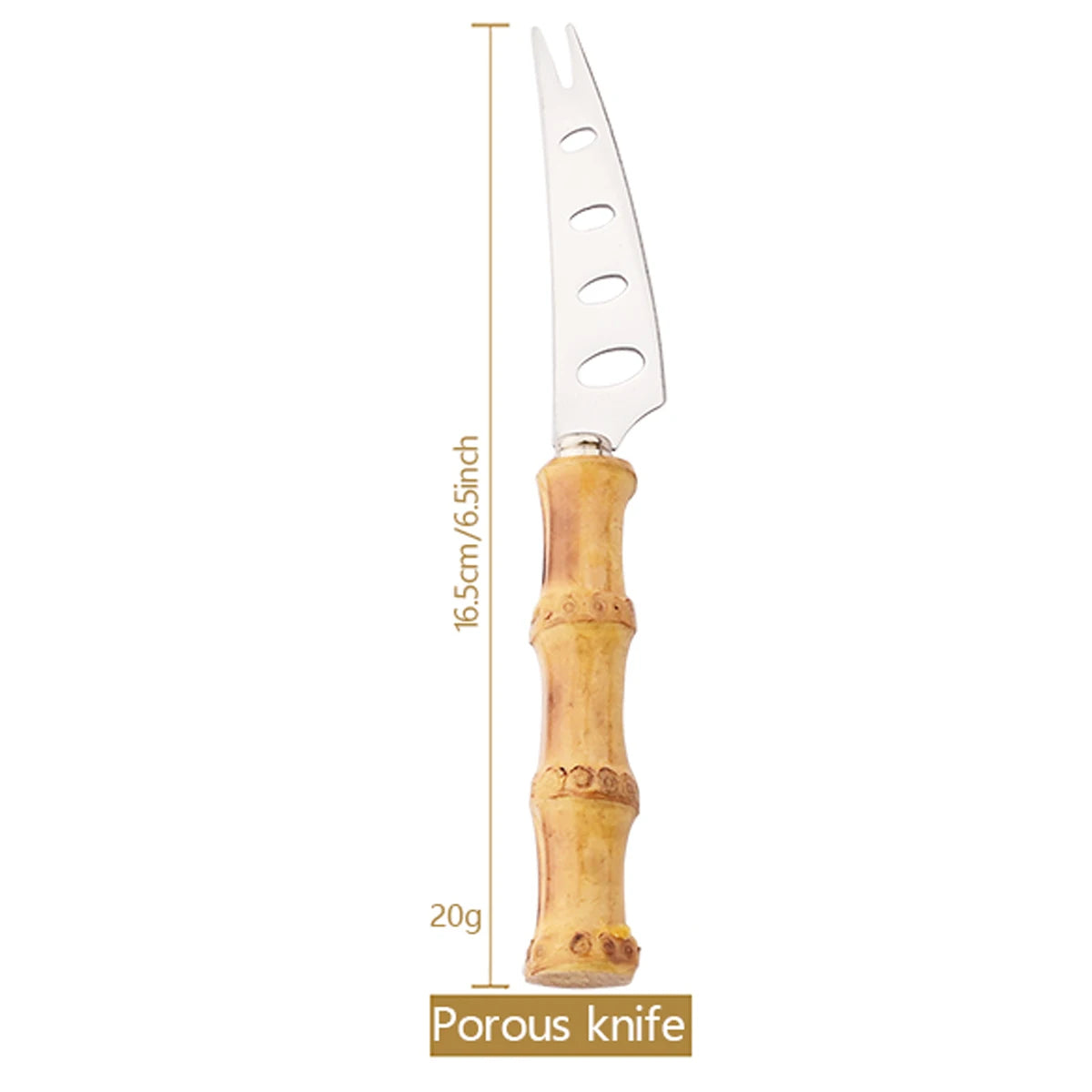 Bamboo Cheese Knives Set Cheese Cutlery Stainless Steel Cheese Slicer Cutter Mini Knife Butter Knife Spatula Fork Kitchen Tools