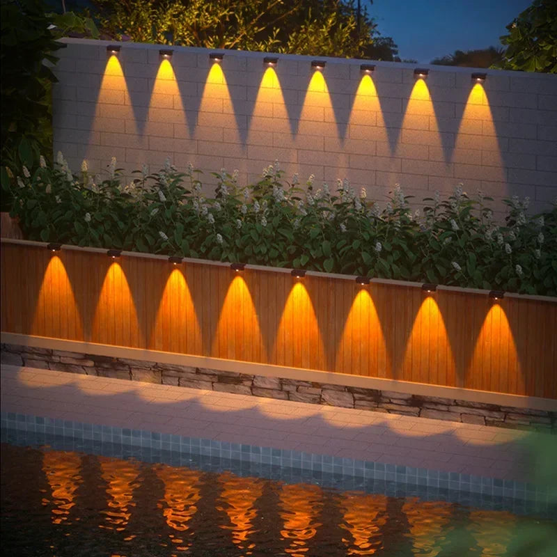 Solar Wall Lights Set