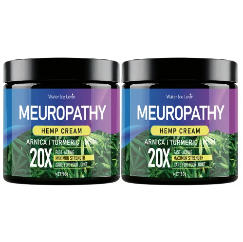 Hemp Cream (Meuropathy Joint Care): 20X Maximum Strength, Arnica/Turmeric/MSM, Fast-Acting, Moisturizes & Protects Skin Daily